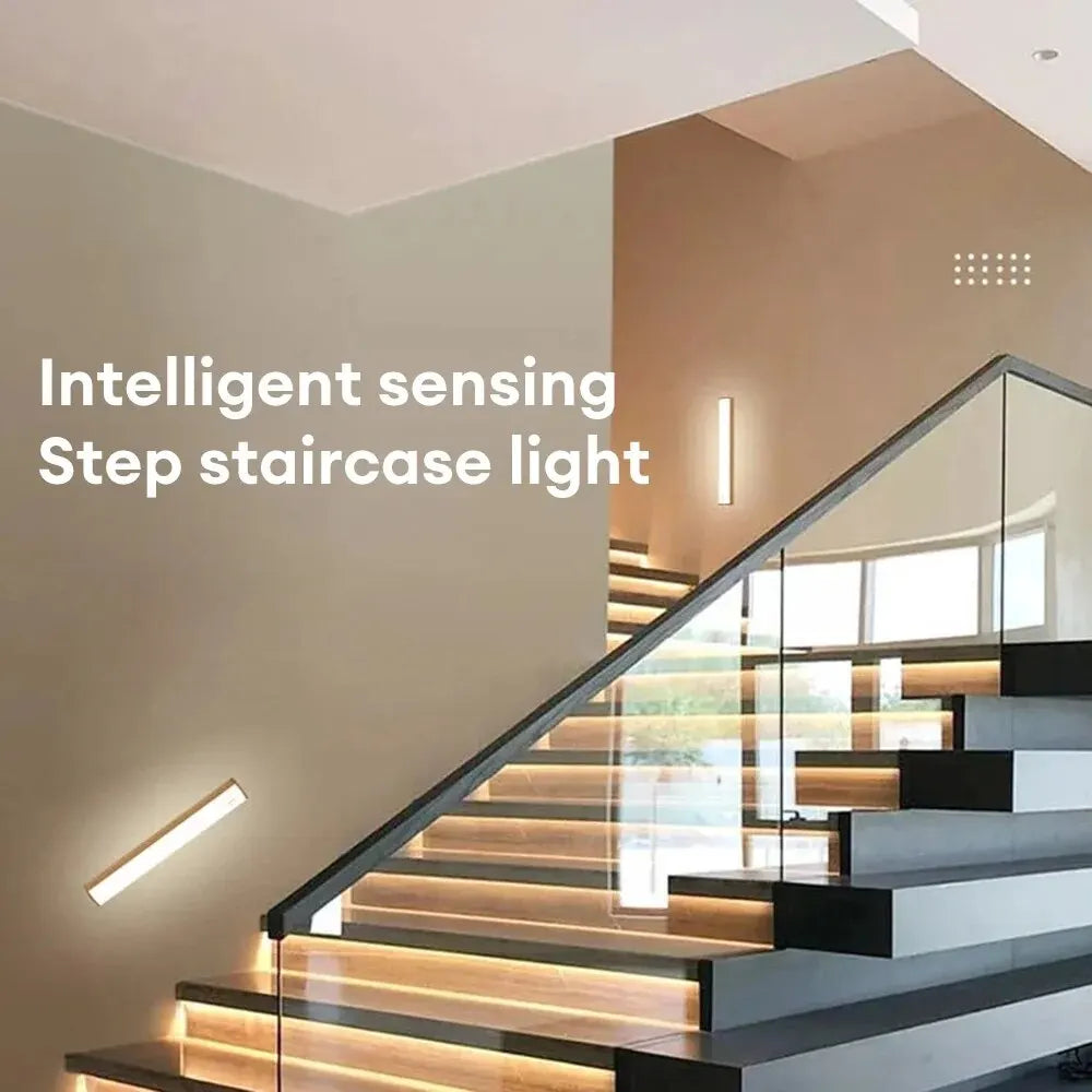 Rechargeable Motion Sensor LED Under Cabinet Light - Dimmable Wireless Closet Night Light - 3
