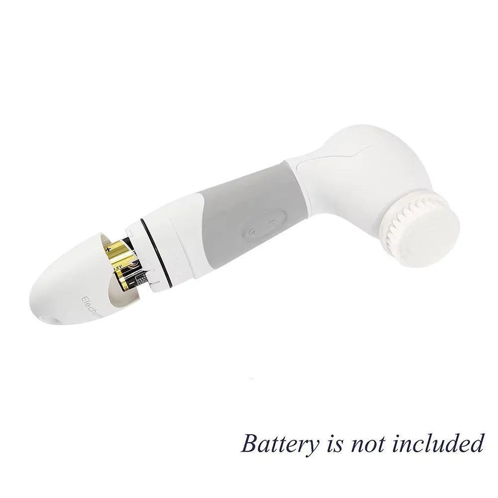 4-in-1 Waterproof Electric Facial Cleansing Brush & Exfoliating Skin Scrubber