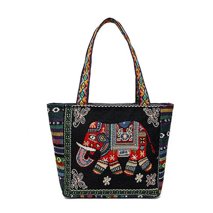 Luxury Elephant Print Tote