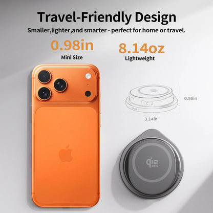 Qi2.2 25W 3-in-1 Magnetic Wireless Charging Station for iPhone & Watch