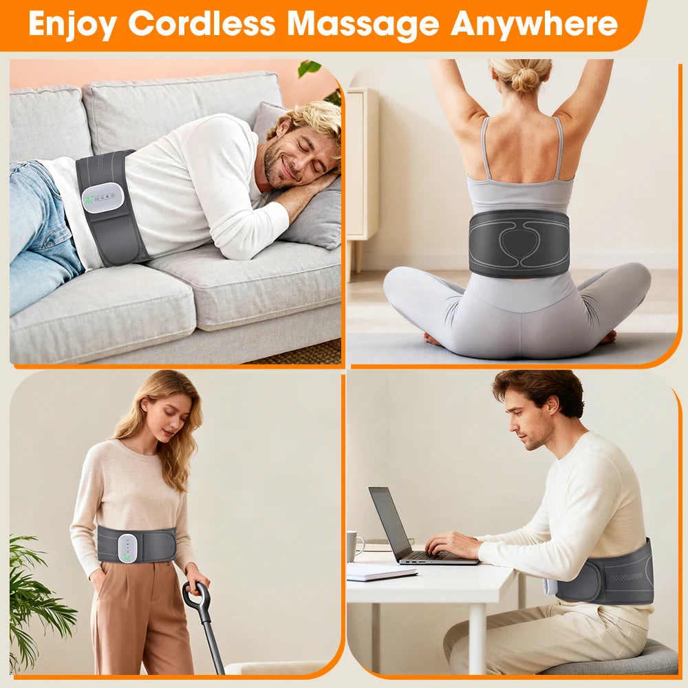 Cordless Heated Back Massager Belt with Air Compression Therapy - 13