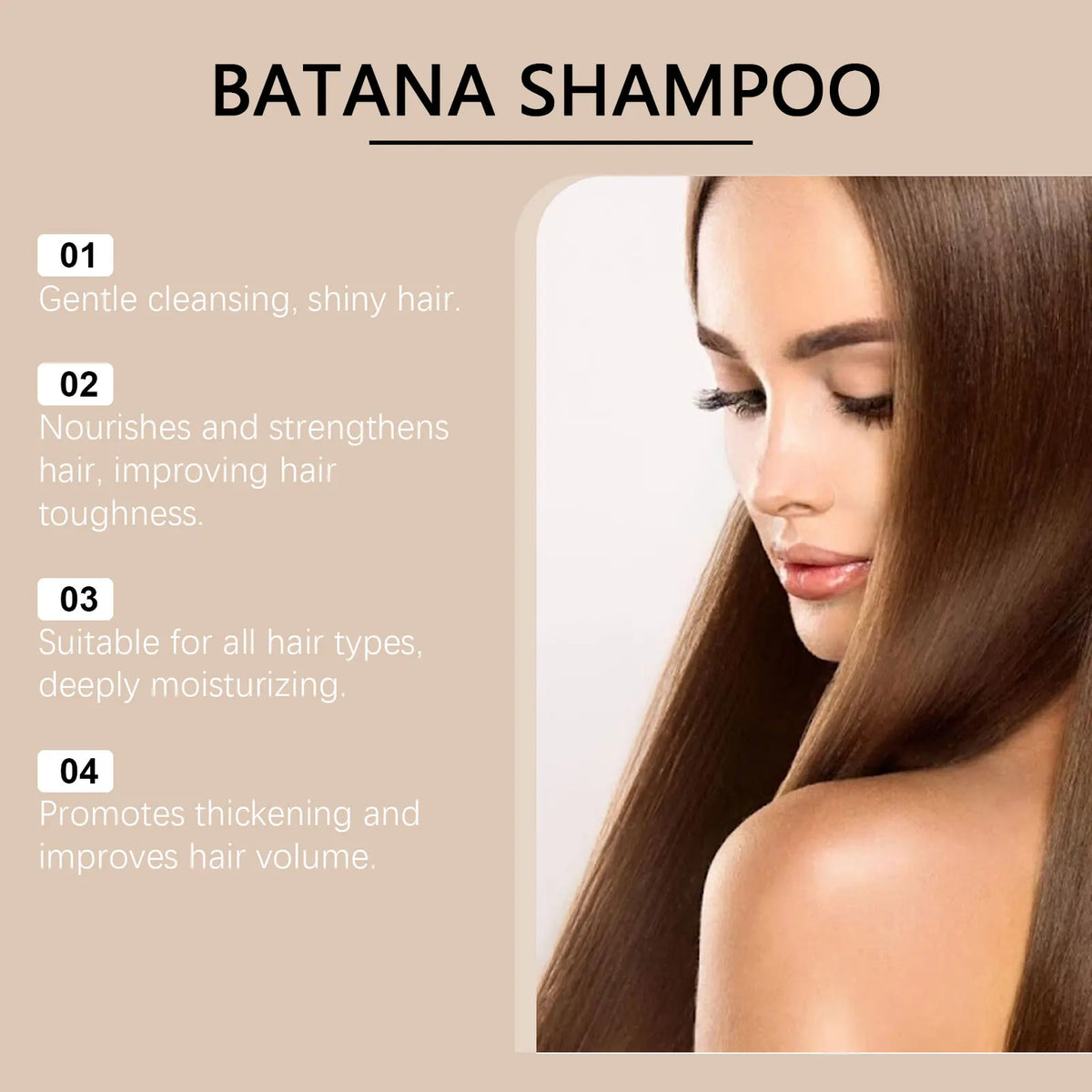 Batana Oil Hair Growth Shampoo & Scalp Treatment for Thick, Healthy Hair