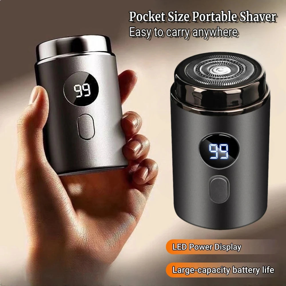 Portable Mini Electric Shaver - Rechargeable Wet/Dry Razor - 1