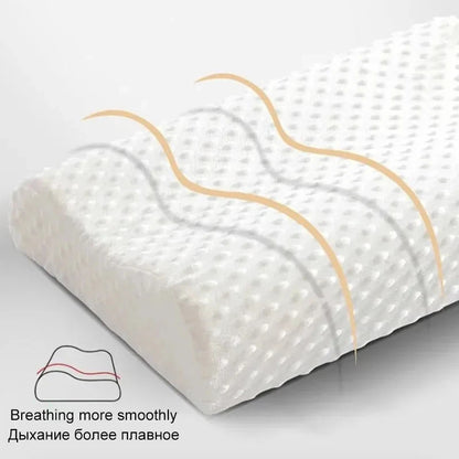 Orthopedic Memory Foam Pillow for Neck Pain Relief & Sleeping Support
