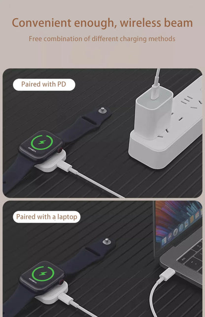 Portable Magnetic Wireless Fast Charger for All Apple Watch Series