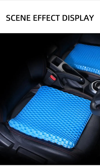 Breathable Honeycomb Gel Seat Cushion for Tailbone & Back Pain Relief