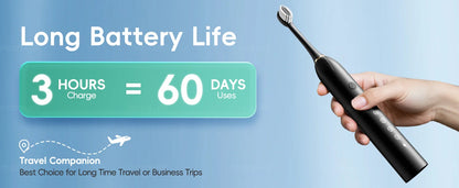 Portable Water Flosser and Sonic Electric Toothbrush Combo Set