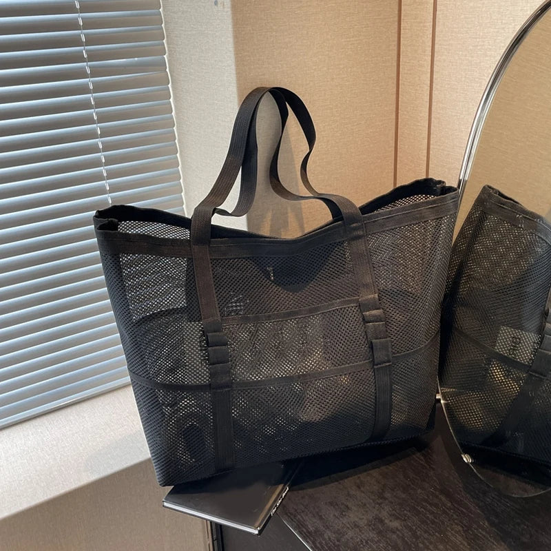 Luxury Hollow Mesh Tote