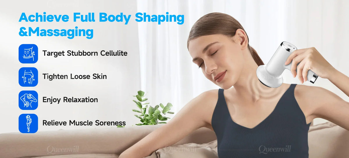 Portable Deep Tissue Body Shaping Massager - Rechargeable Muscle Massage Gun