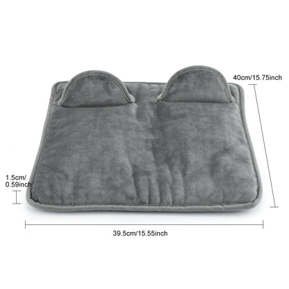 Electric Heated Foot Warmer - Adjustable Temperature & Timer Desk Heating Pad