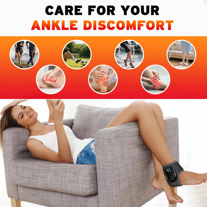 Vibration Ankle & Wrist Massager Wrap for Joint Pain Relief & Muscle Recovery