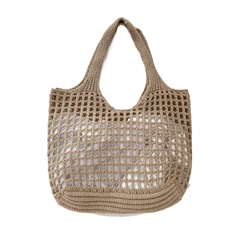 Luxury Crochet Hollow Beach Tote