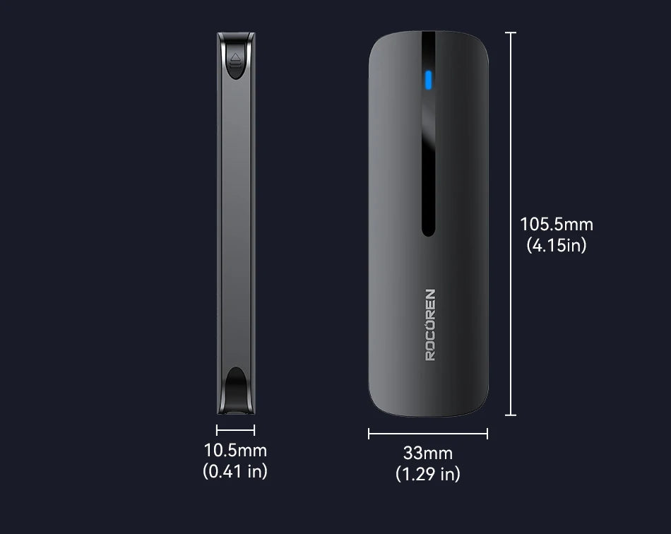 M.2 NVMe SSD Enclosure Adapter - 10Gbps USB-C External Case for 4TB Drives - 32