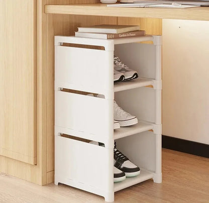Stackable Narrow Shoe Storage Rack Organizer