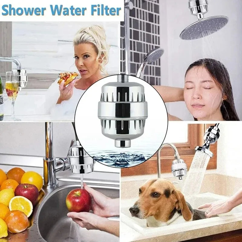 15/20-Stage High Output Shower Filter & Water Softener