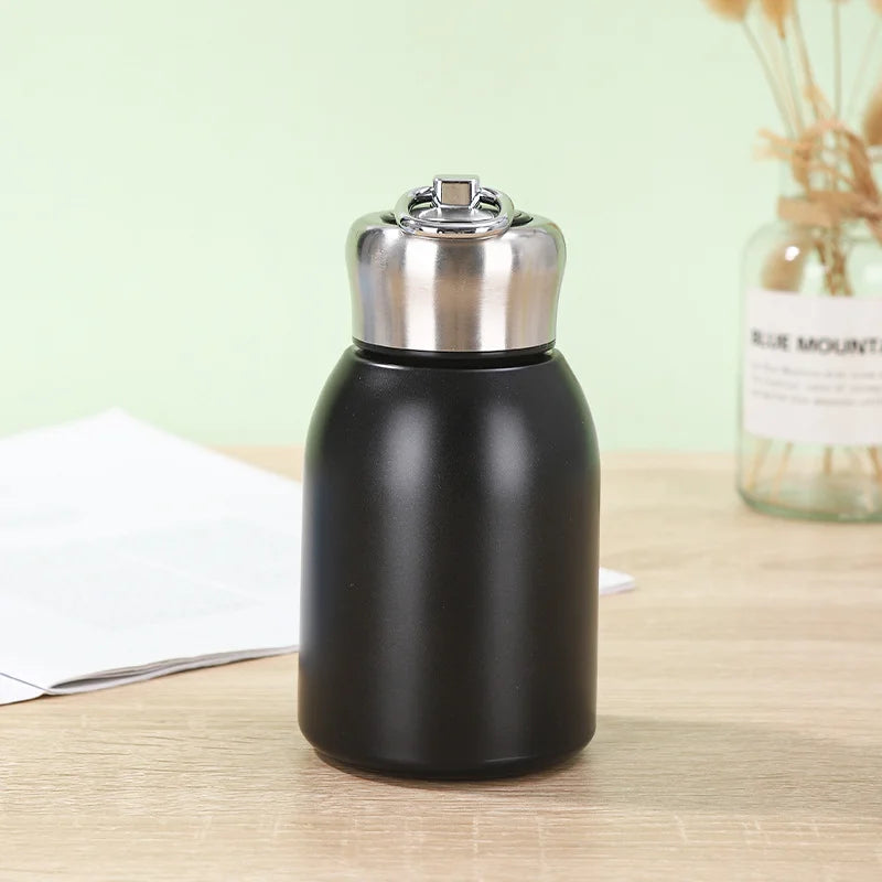 Stainless Steel Mini Vacuum Insulated Travel Water Bottle - 300ml - 10
