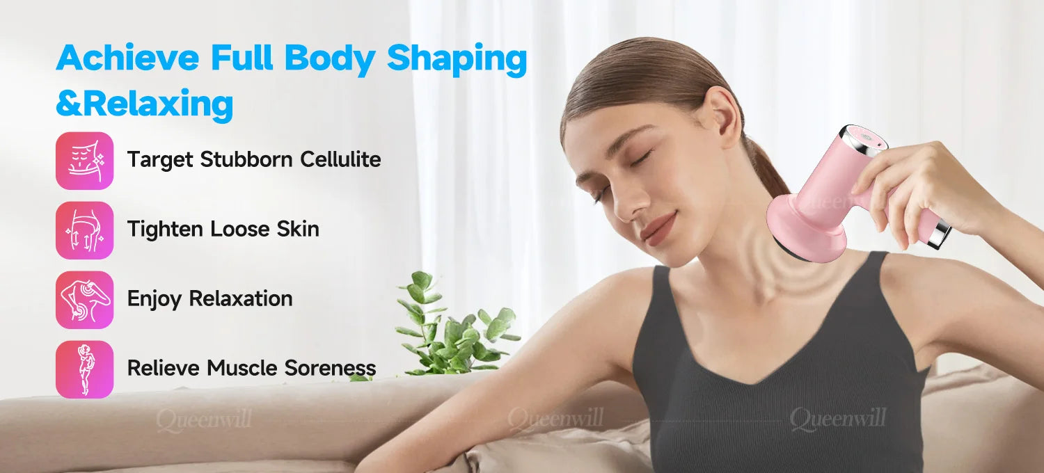 Portable Electric Body Sculpting & Cellulite Massage Gun - 7