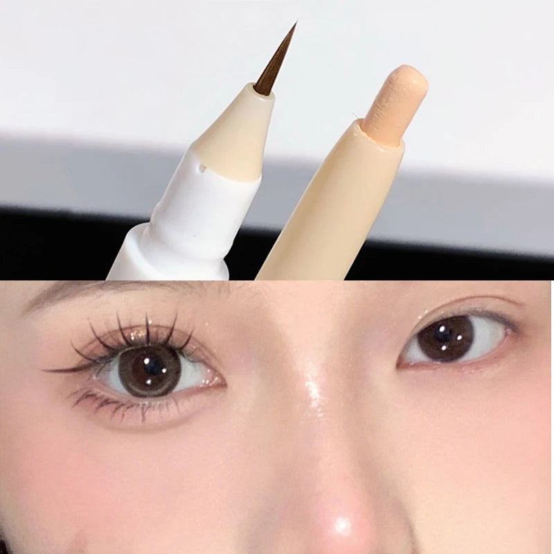 Double-Ended Under-Eye Highlighter & Shadow Pen for Bright, Defined Eyes - 19