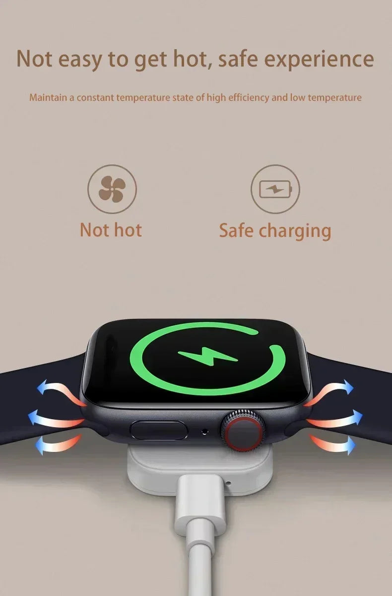 Magnetic Wireless Fast Charger for Apple Watch Series 1-9 & Ultra - 11