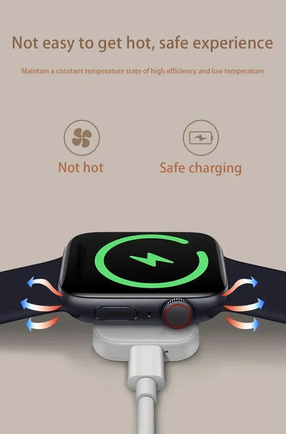 Magnetic Wireless Fast Charger for Apple Watch Series 1-9 & Ultra