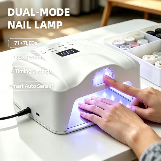 78-LED Dual-Mode UV Nail Lamp - Gel Polish Dryer with Auto Sensor