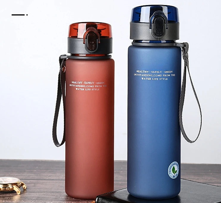 Leak-Proof BPA-Free Sports Water Bottle - Portable Gym & Hiking Bottle - 8