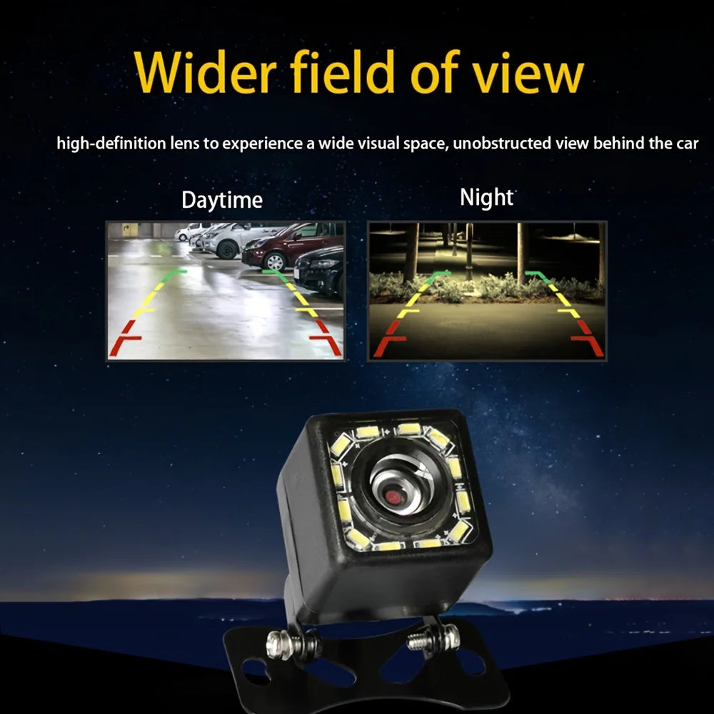 HD Car Rearview Backup Camera - Wide Angle Night Vision Parking Assist - 3