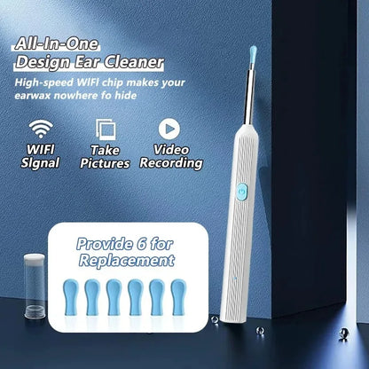 Smart Visual Ear Wax Remover - 1080P HD Camera Otoscope Cleaner