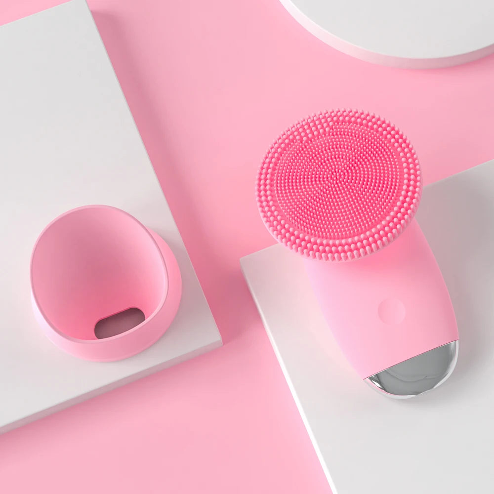Sonic Electric Silicone Facial Cleansing Brush – Waterproof Skin Exfoliator - 23