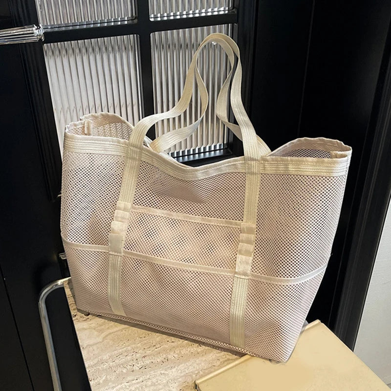 Luxury Hollow Mesh Tote