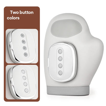 Electric Hand Massager with Heat & Air Compression - Cordless Finger Relief