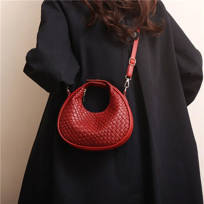 Luxury Half Moon Shoulder Bag