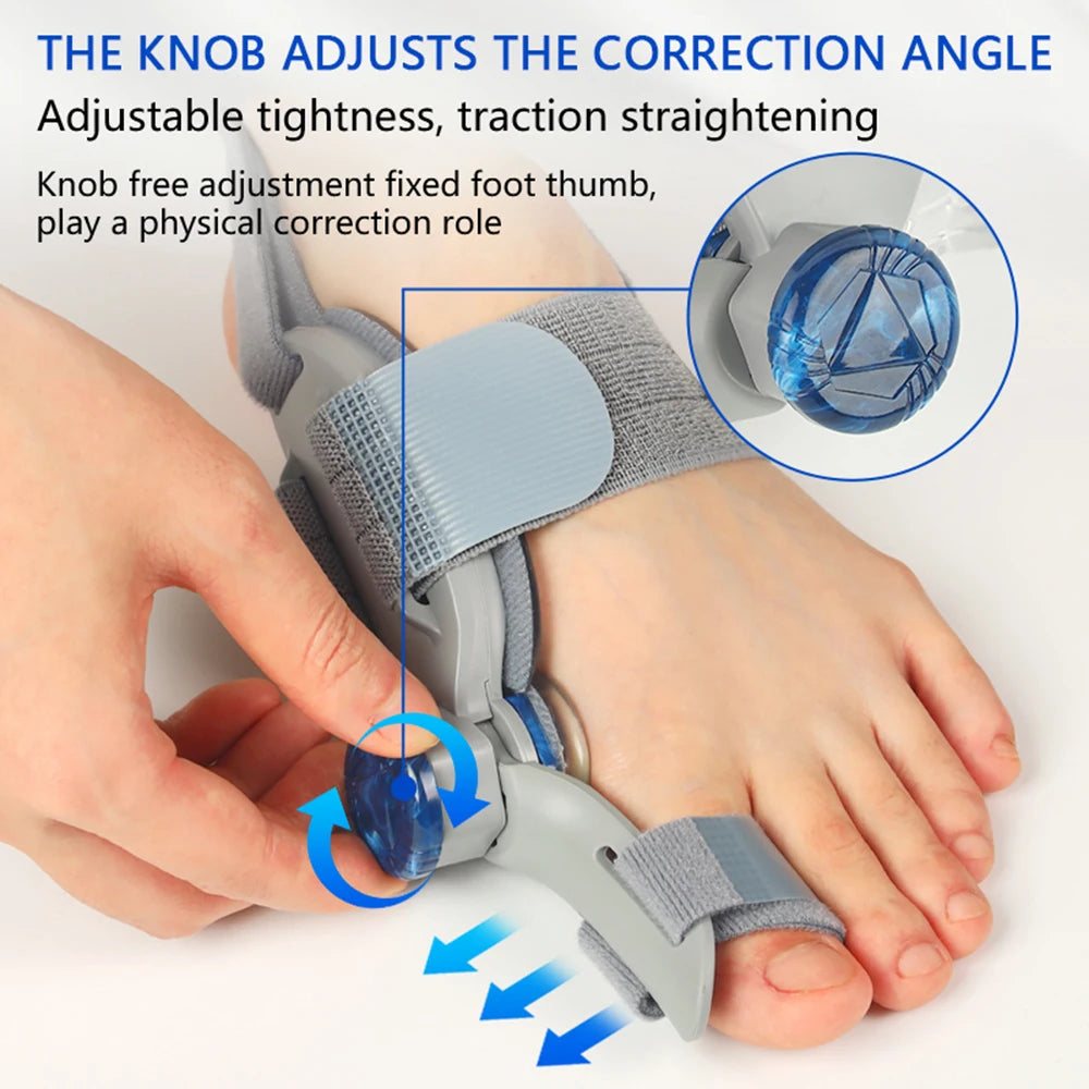 Adjustable Bunion Corrector & Big Toe Straightener for Pain Relief