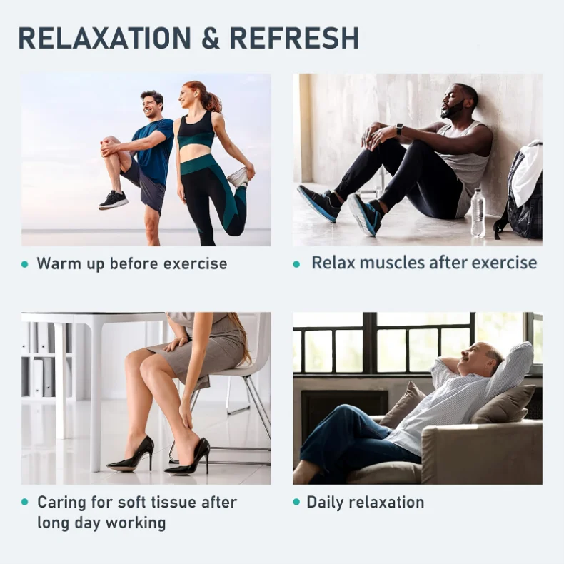 Electric Pneumatic Leg Massager - Full Leg Air Compression Recovery System - 11