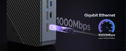 10-in-1 USB-C Docking Station with M.2 NVMe SSD & 3.5" HDD Enclosure