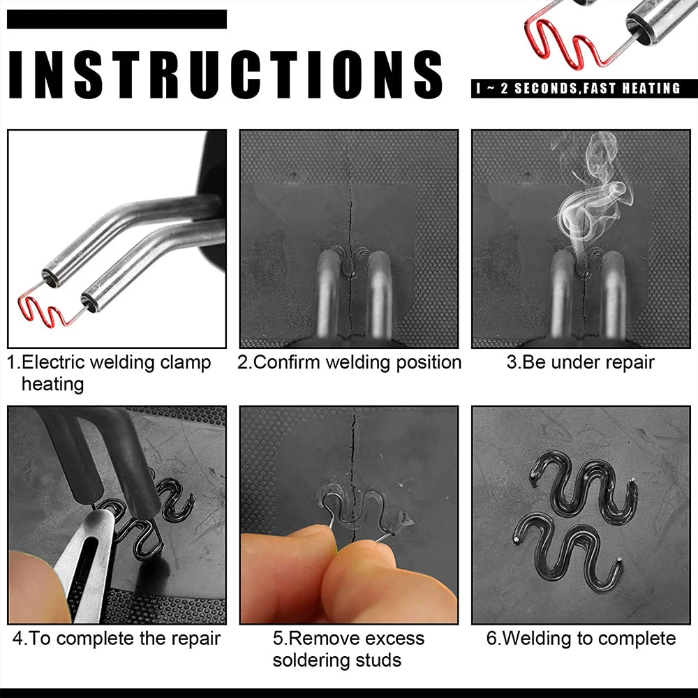 Stainless Steel Hot Staples for Plastic Repair Gun - 2