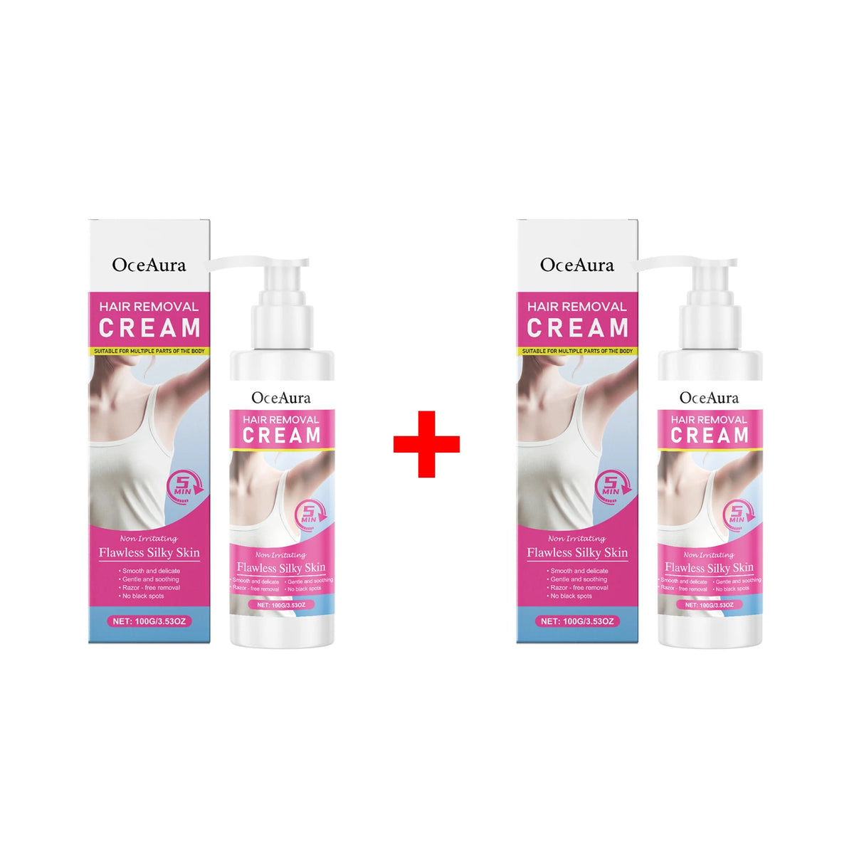 Painless Hair Removal Cream - Gentle Depilatory for Smooth & Silky Skin