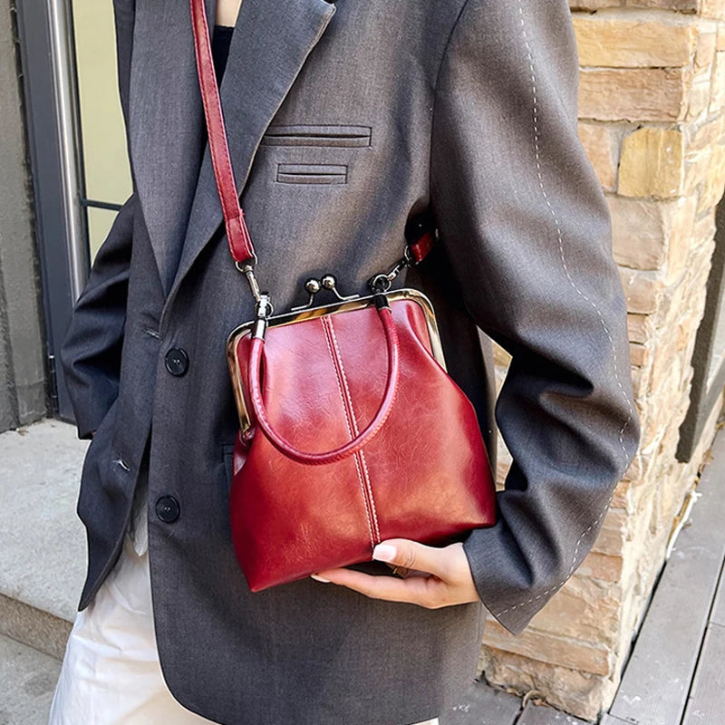 Luxury Vintage Kiss Lock Bag