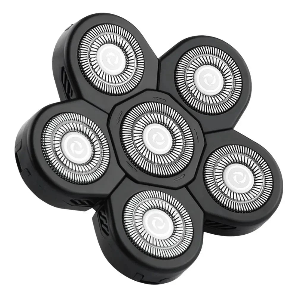 5-Head Rotary Shaver Replacement Blade - Washable Razor Accessory - 6