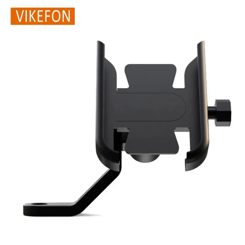 Heavy-Duty Aluminum Motorcycle & Bicycle Phone Mount - Secure GPS Holder - 26