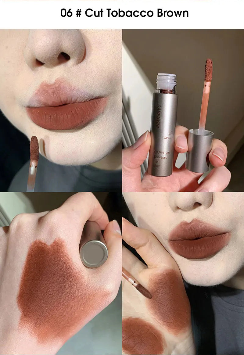 Velvet Matte Liquid Lipstick - Waterproof & Long-Lasting Smudge-Proof Lip - 21