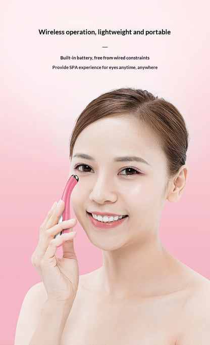 Electric Eye Massager Wand for Dark Circles & Puffiness