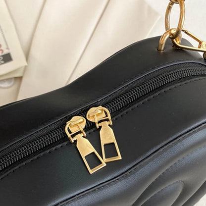 Luxury Quilted Heart Tote
