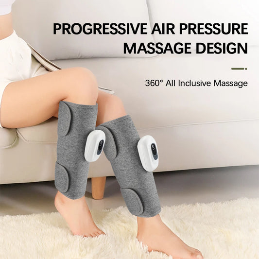 Wireless 360° Air Compression Calf Massager - Electric Leg Recovery Wrap