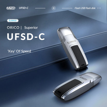 ORICO High-Speed 411MB/s Metal USB 3.2 Flash Drive - 512GB Portable Storage