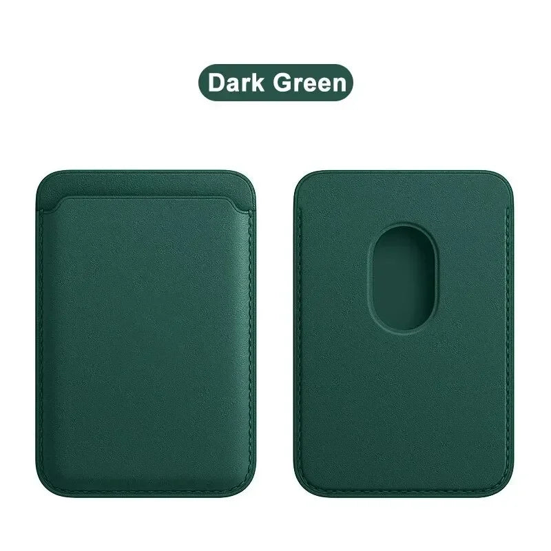 Magnetic Leather Wallet Case for iPhone 15, 14, 13 & 12 Series