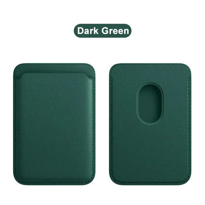 Magnetic Leather Wallet Case for iPhone 15, 14, 13 & 12 Series