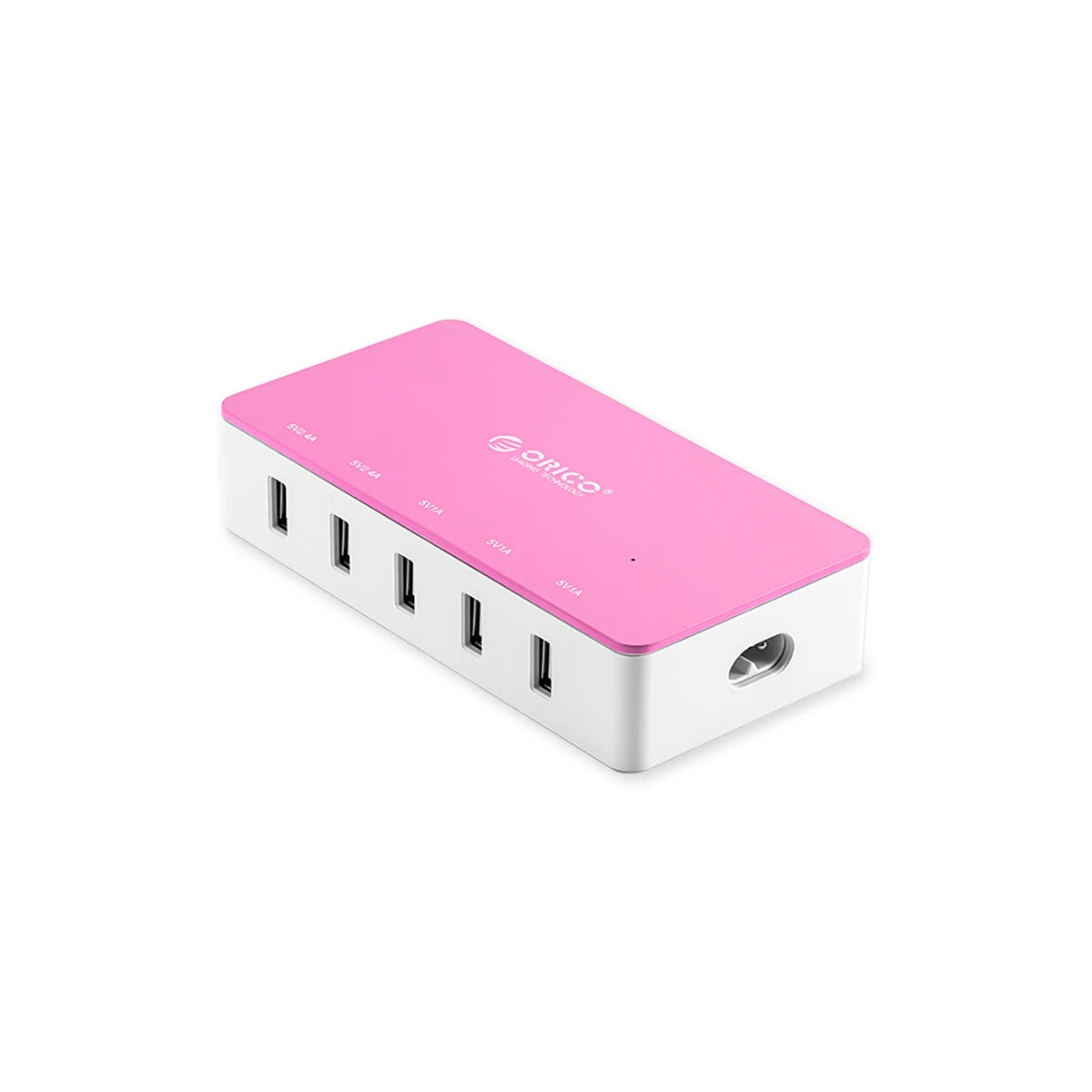 Multi-Port Desktop USB Charging Station - 5-Port Fast Home Office Hub