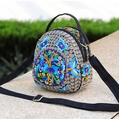 Luxury Bohemian Floral Backpack