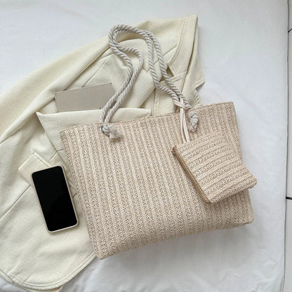 Bohemian Straw Tote
